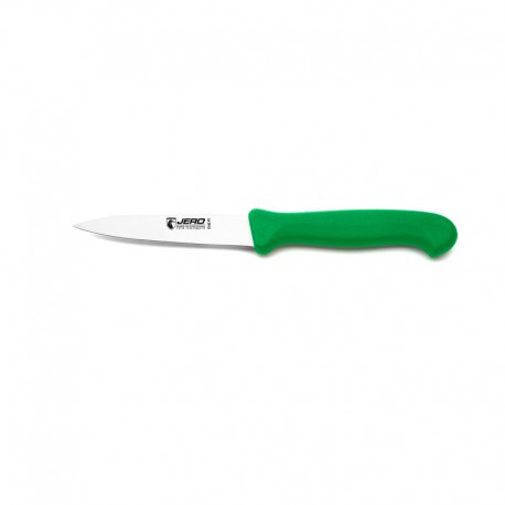 Нож кухонный для чистки овощей Jero Home 10 см зеленая рукоять