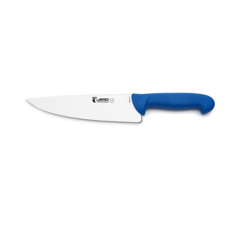 Нож кухонный Jero Шеф P3 20 см синяя рукоять