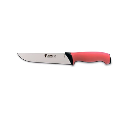 Нож кухонный разделочный Jero TR 18 см красная рукоять (широкий)