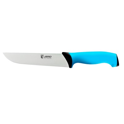Нож кухонный разделочный Jero TR 18 см синяя рукоять (широкий)