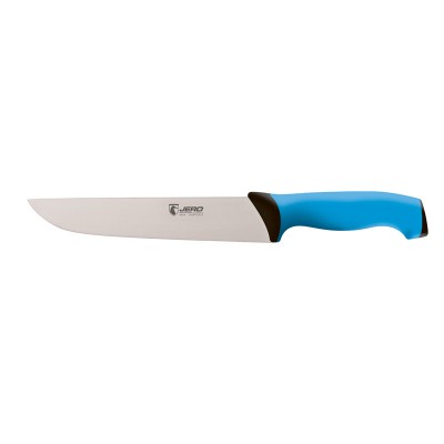 Нож кухонный разделочный Jero TR 20 см синяя рукоять (широкий)