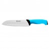 Нож кухонный Сантоку Jero TR 18 см синяя рукоять