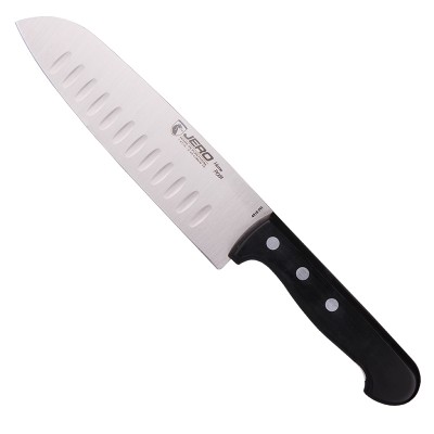 Нож поварской Сантоку Jero PR 18 см черная рукоять