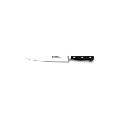 Нож кухонный слайсер для тонкой нарезки Jero Forja 21 см черная рукоять